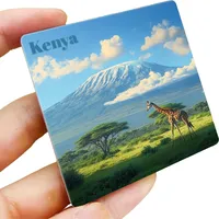 Aimants de réfrigérateur en céramique Afrique Kenya, souvenirs touristiques, articles de décoration, artisanat