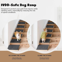 Rampe pour chien en bois légère et antidérapante Lamp Tree, pour l'aide à la sécurité, idéale pour les lits, les camions, les canapés et les escaliers, escalier stable pour animaux de compagnie