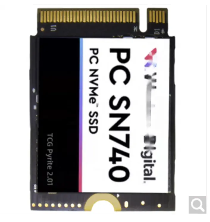PC SN740 PCIe 4,0 SSD controlador duro 2230 NVME 1TB 2TB Actualización de computadora cambio a CFE SN740 con Steam OS 2TB win10 win11