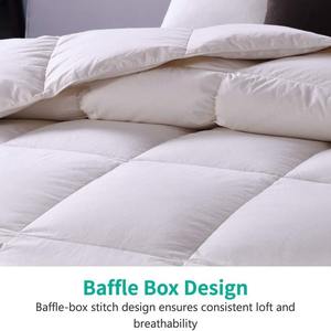 Offre Spéciale de haute qualité personnalisé 100% coton duvet preuve blanc doux chaud lit <span class=keywords><strong>couette</strong></span> canard duvet d'oie <span class=keywords><strong>plume</strong></span> <span class=keywords><strong>couette</strong></span> - Product Image 4