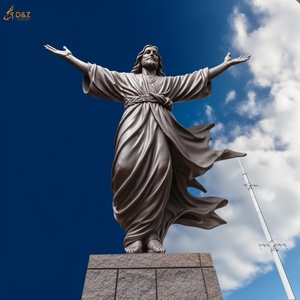 Grande esterno religioso sacra famiglia a grandezza naturale Gesù statue in bronzo Cristo Gesù resurrezione statue in ottone scultura per la vendita - Product Image 6