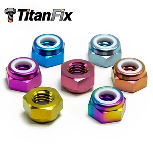 TitanFix Black Oxide Hex <b>Lock</b> Nuts M6-M12 Fully <b>Threaded</b> Self-Locking CNC Machined Metric Fasteners for General Industry Use - Product Image 3