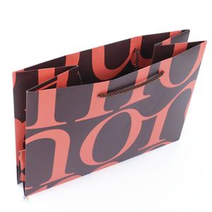 Sacs en papier cartonné hauts Crown Win avec cordon de serrage, logo personnalisé, impression numérique, matériaux recyclés biodégradables, luxe pour le thé - Product Image 3