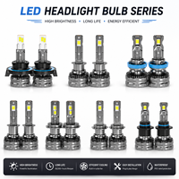 Ampoule de phare LED H11 pour voiture japonaise avec décodeur intégré, double caloduc en cuivre, amélioration des feux de brouillard, vente en gros pour Honda City