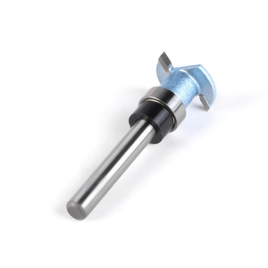 <span class=keywords><strong>Fraise</strong></span> industrielle <span class=keywords><strong>à</strong></span> rainure en T <span class=keywords><strong>à</strong></span> guidage par roulement <span class=keywords><strong>à</strong></span> tige ronde de 1/4 "et 6mm pour canal Led utilisé pour le rainurage du bois - Product Image 3