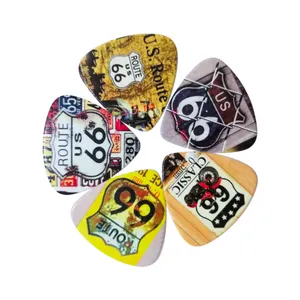Wholesale Guitar Pick Different Thickness Different Color Custom Design Person Electric Guitar Picks