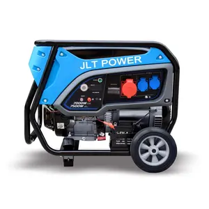 China factory Portable Air Cooled Four Stroke OHV Gasoline Engine Electric 2kva to 7kva Generator