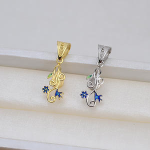 Pendentif en argent S925 fait main avec perle baroque, support vide pour perle, accessoire de collier, composants de bijoux - Product Image 2