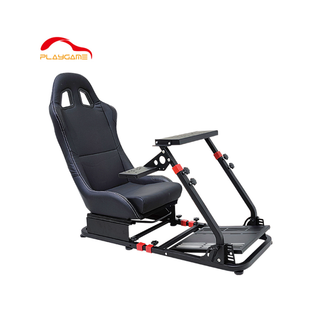 Experience Drive Car New Gaming Sport Game Play Station Sim Racing Simulator Seats With Bucket Steering Wheel Stand