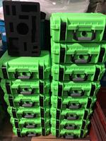 DPC064-1 plastique dur de qualité verte, protection des outils de transport, stockage, boîtier étanche avec mousse personnalisée