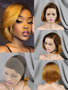 Parrucca 100% Capelli Umani Vergini Naturali # Parrucca Corta Pixie Cut 4/27 Colori, Frontale in Pizzo 13x4 Pre-Sfoltita, Parrucche Bob 2026 Disponibili Ora - Product Image 5
