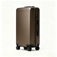 Valise de voyage professionnelle personnalisée grande capacité, roulettes multidirectionnelles silencieuses et fluides, bagage cabine léger à roulettes