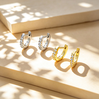 Nouveaux arrivages de bijoux fins, argent sterling 925, petits anneaux de 9 mm, plaqués or rhodié, bijoux pour femmes, enfants, filles, cadeau