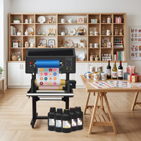 Impresora UV DTF EraSmart de Inyección de Tinta de 35cm A3 con Laminador para Rollo de Película AB Dorada y Plateada, Etiquetas Adhesivas Envolventes para Botellas y Tazas