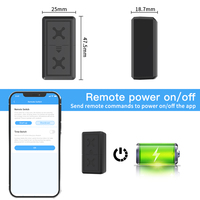 Mini Rastreador GPS Portátil con Seguimiento Magnético en Tiempo Real Cobertura Global Completa Red GSM 4G LTE para Vehículos Niños Perros Camiones
