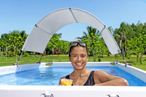 Toldo para Piscina Elevada <span class=keywords><strong>Bestway</strong></span> 58746/58746E, Protección Solar de 2.11-3.44 m - Product Image 4
