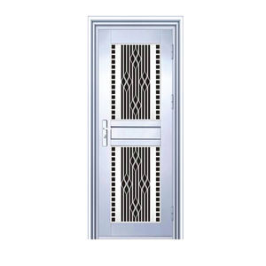 Porta Principale Moderna in Acciaio Inox con Funzione Antivento e Superficie Rifinita per Ville, Appartamenti e Hotel - Product Image 4