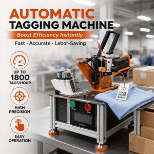 Machine automatique d'étiquetage à épingles Booster, écologique, couleur argent, en acier inoxydable et ABS, modèle Bos-168, pour étiquettes de vêtements et jouets - Product Image 5