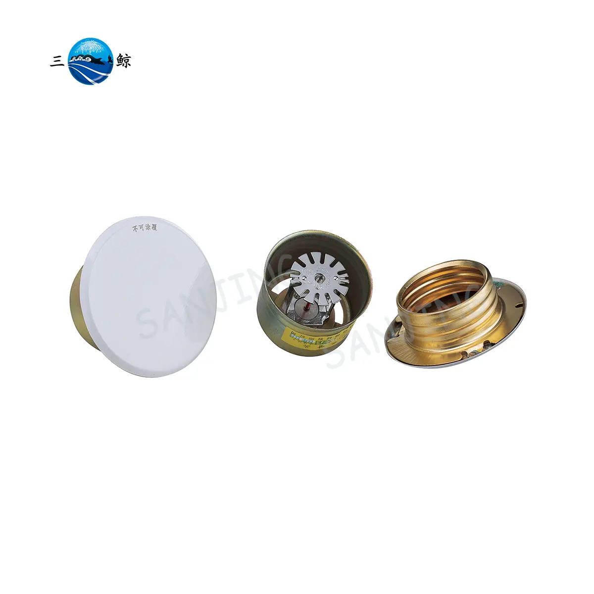 China Supplier Automatic Fire Sprinkler System Pendent Type Quick Response 1/2" Concealed Fire Sprinkler