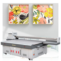 Impresora de cama plana UV Gen5 de 2,5x1,3 m, precio de impresora de material de placa mental, placa de madera, Impresión de materiales de madera contrachapada