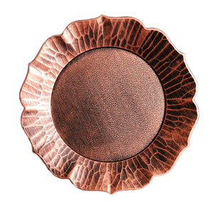 Bán Buôn 13-Inch Vàng Nhựa Sạc Tấm Tây Bít Tết Bộ Đồ Ăn Cho Đám Cưới Thân Thiện Với Môi Với Đặt Hàng Tối Thiểu 100Pcs - Product Image 5