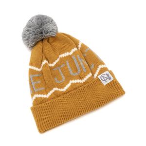Chapeaux d'hiver personnalisés avec logo tissé, bonnets en tricot jacquard - Product Image 3