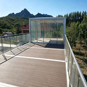 Casa Contenedor Prefabricada de Dos Pisos con Techo Inclinado, Estilo Chalet, Moderna, Modular, Pequeña Villa/Cabaña para Resort, Alojamiento Vacacional - Product Image 4