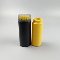 Vente en gros 60ml 2oz 360 °   Brosse en PET avec bouteille de mousse pour le nettoyage des chaussures, éliminateur de taches, soins personnels, emballage personnalisé