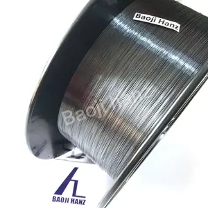 Kawat nitinol Aloi super elastis, bentuk memori 0.1mm 0.2mm 0.3mm untuk Medis