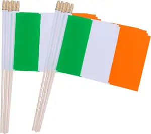 Italy Stick Flag Italian Small Mini Hand Held Flags 4X6Inches