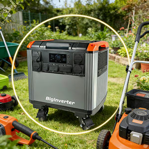 Station d'alimentation portable solaire UPS 5000W avec batterie au lithium LiFePO4, chargeur de voiture, onduleur à onde sinusoïdale pure, étanche IP54 - Product Image 4