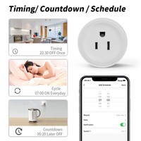 Prise intelligente Wi-Fi Cozylife, prise standard américaine en cuivre, commande vocale, minuterie intelligente avec contrôle à distance par application