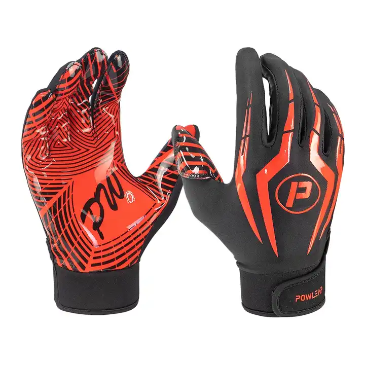 Quality American Football Super Sticky Palm Receiver Gloves Pro