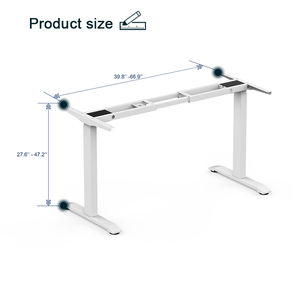 Nouvelles idées de produits <span class=keywords><strong>Bureau</strong></span> debout à double moteur extensible <span class=keywords><strong>Bureau</strong></span> de jeu stable réglable en hauteur - Product Image 2