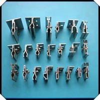 Support d'angle en alliage d'aluminium pour panneaux photovoltaïques, accessoires de fixation pour toiture en tuiles d'acier coloré, Chine continentale