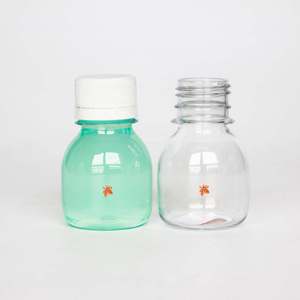 Chai Nhựa Đựng Gừng Nhỏ 60 Ml 2 Oz Cho Thú Cưng Rỗng Chai Và Hộp Đựng Nước Trái Cây Màu Cam Nguyên Chất Sinh Tố - Product Image 4