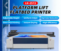 Impresora UV Automática de Inyección de Tinta 2513 de Cama Plana con Elevación, Máxima Impresión de 40 cm, para Azulejos, Metal, Acrílico, Vidrio y Plástico