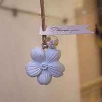 Diffuseur en plâtre fleur parfumée gypse pierre diffuseur voiture suspendu désodorisant pour parfum d'intérieur