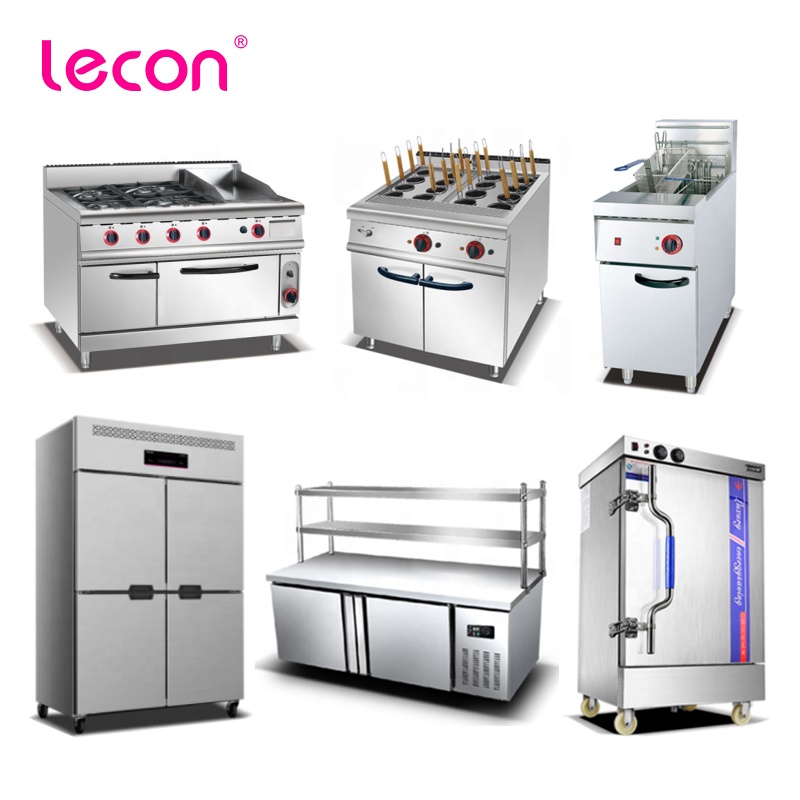 One Stop Solution Commercial Restaurant Kitchen Equipment For Cooking Refrigerating