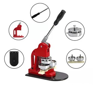 58mm Plástico Botão Criador Peças Kit Top/Bottom Cover Clip & Pin para Badge Machine Craft Making Mold - Product Image 4