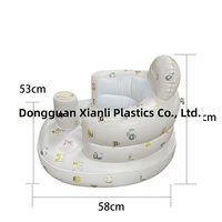 Canapé gonflable moderne et minimaliste modèle XL-766 en PVC, prêt à l'emploi transfrontalier, pour l'apprentissage de la position assise et la prévention des chutes chez les nourrissons, portable