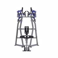 Machine de tirage vertical à double mouvement indépendant, équipement de gym commercial à charge de plaques pour l'équilibre musculaire