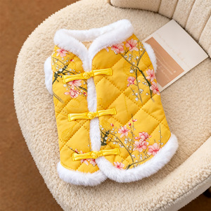 Bán Buôn Mèo Con Chó Mùa Đông Quần Áo Cổ Điển Tang Phù Hợp Với Hai Chân Dày Ấm Vest Cho Chó - Product Image 4