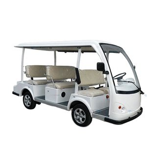 China Factory Direct Sale Discount Closed Model 8 Passenger Electric Tourist Car - Product Image 1