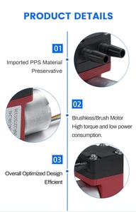 AD3DC12 12 насосы большого объема диафрагменный насос для отбора проб газа мембранный насос для защиты окружающей среды - Product Image 6