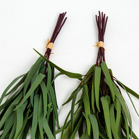 Bouquets simulés de feuilles de saule en caoutchouc souple pour la décoration de mariage à la maison