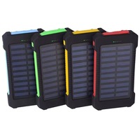 Batterie Externe Solaire Personnalisée en Gros 10000mAh avec Boussole et Lumière Nocturne pour Électronique d'Urgence en Extérieur