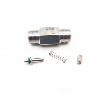 Válvula de retención neumática de acero inoxidable 304 con rosca ZG NPT 1/8 \ "1/<span class=keywords><strong>4</strong></span> \" <span class=keywords><strong>3</strong></span>/8 \ "1/2 \" <span class=keywords><strong>3</strong></span>/<span class=keywords><strong>4</strong></span> \ "1 \" Válvula de retención unidireccional - Product Image 6