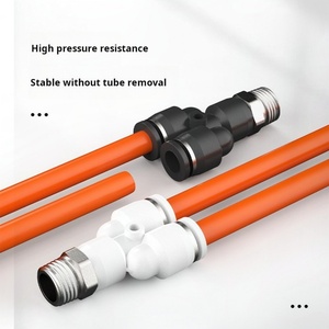 Conector Neumático de Alta Calidad Tipo Y de Tres Vías, Conexión Rápida de Empuje Tipo PX, Accesorio Neumático de Plástico - Product Image 4