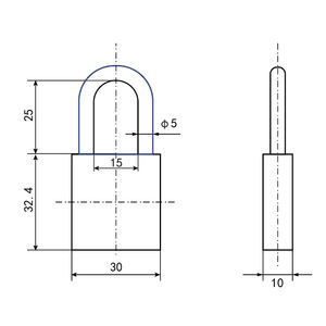 Cadenas en laiton à manille en acier personnalisé Dragon Domain Premium Security 30mm, 50mm, 70mm - Product Image 2